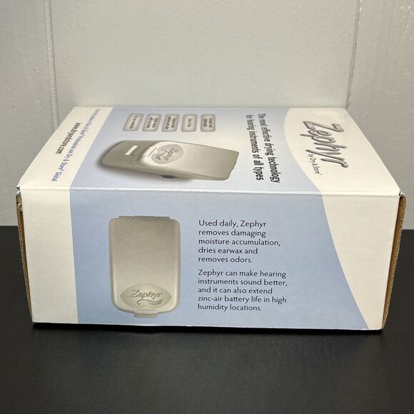 Zephyr By Dry & Store Hearing Aid Dryer Cochlear Ear Monitors New Open Box Read - Picture 3 of 8